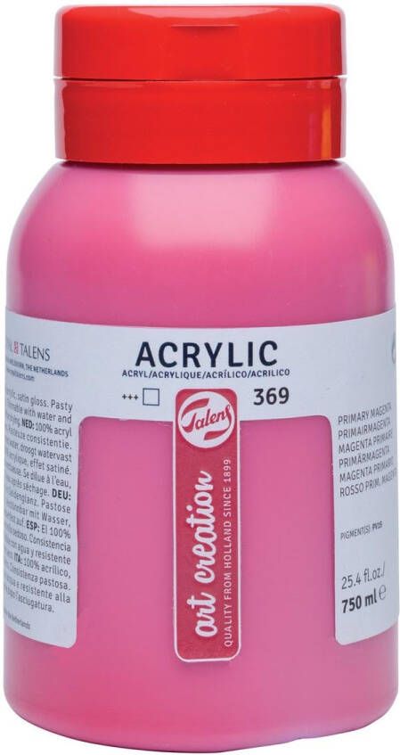 Talens Art Creation acrylverf flacon van 750 ml primairmagenta