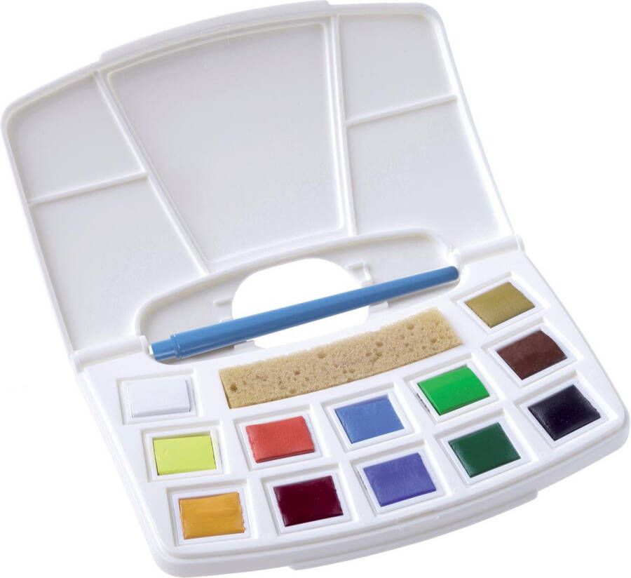 Talens Art Creation aquarelverf pocketbox met 12 napjes