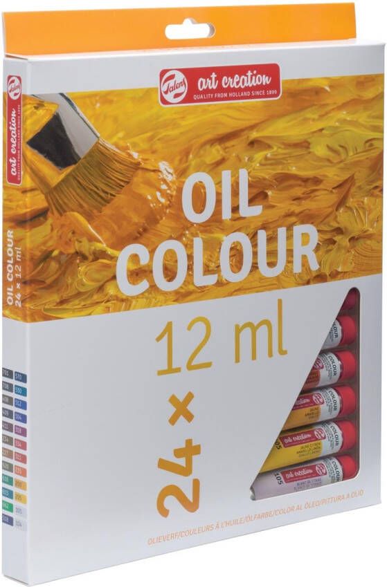 Talens Art Creation olieverf tube van 12 ml set van 24 tubes in geassorteerde kleuren