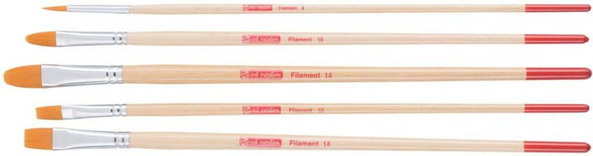 Talens Art Creation penselenset polyester geassorteerd set met 5 penselen