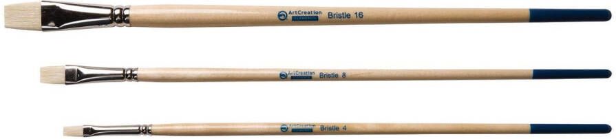 Talens Art Creation penselenset varkenshaar plat set met 3 penselen