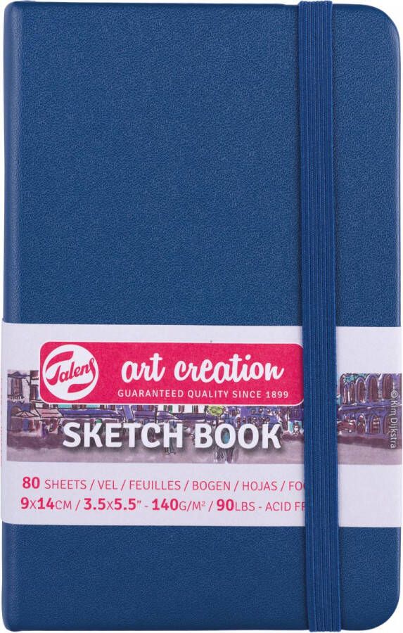 Talens Art Creation schetsboek marineblauw ft 9 x 14 cm