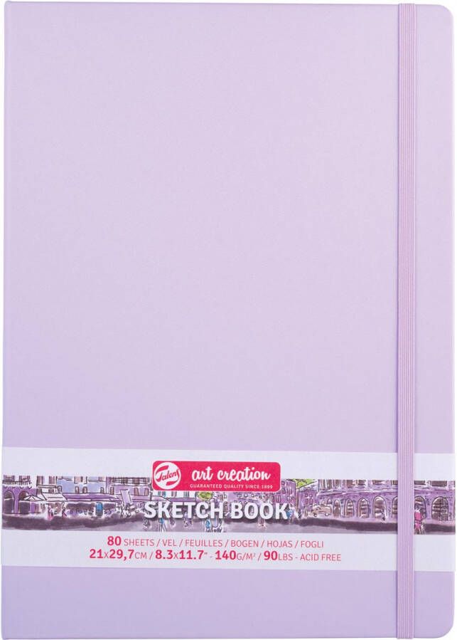 Talens Art Creation schetsboek pastel violet ft 21 x 30 cm