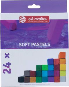 Talens Art Creation softpastels doos met 24 stuks in geassorteerde kleuren