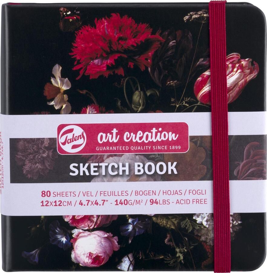 Talens Art Creation schetsboek Stilleven 140 g m² ft 12 x 12 cm 80 vel - Foto 1