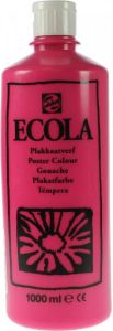 Plakkaatverf Talens ecola flacon van 1.000 ml tyrisch roze(magenta )