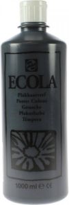 Plakkaatverf Talens ecola flacon van 1.000 ml zwart