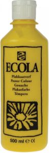 Talens Ecola plakkaatverf flacon van 500 ml geel