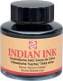 Talens Oostindische inkt flesje van 30 ml zwart - Thumbnail 1