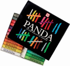Talens Panda oliepastel doos van 24 pastels