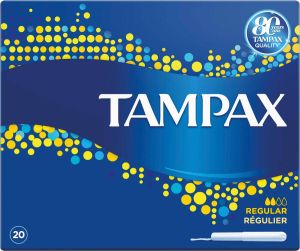 Tampax Regular tampons met inbrenghuls pak van 20 stuks