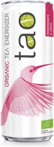 Tao Organic Tea Energizer Pomegranate blik van 25 cl pak van 24 stuks