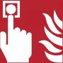 Tarifold brandveiligheidsbord uit PP brandmelder ft 20 x 20 cm - Thumbnail 1