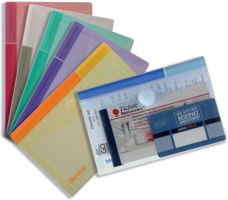 Tarifold collection Tarifold documentenmap Collection Color voor ft A6 (165 x 109 mm) pak van 6 stuks