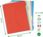 Tarifold collection Tarifold smartfolder geperforeerde showtas geassorteerde kleuren pak van 6 stuks - Thumbnail 2