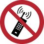 Tarifold verbodsbord uit PP mobiele telefoon verboden diameter 20 cm - Thumbnail 1
