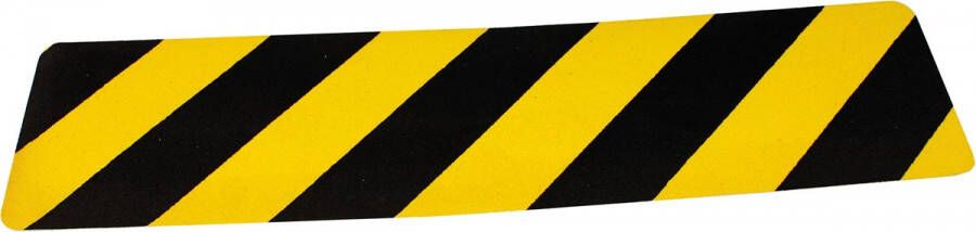 Tarifold vloersticker anti-slip ft 150 x 610 mm geel zwart