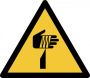Tarifold waarschuwingsbord uit PP gevaar voor scherpe elementen ft 20 x 17 6 cm - Thumbnail 1