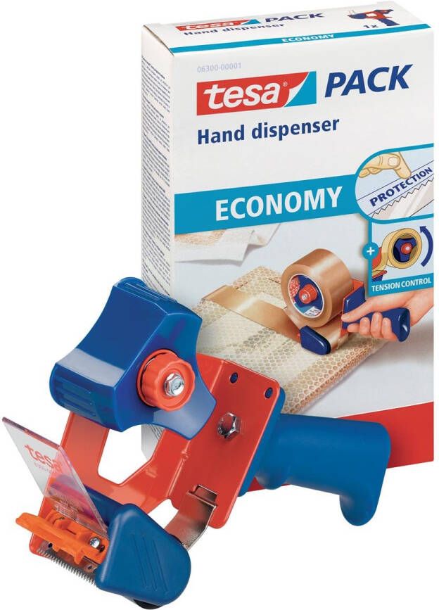 Tesa afroller Economy voor verpakkingsplakband van maximum 50 mm