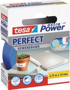 Tesa extra Power Perfect ft 19 mm x 2 75 m blauw