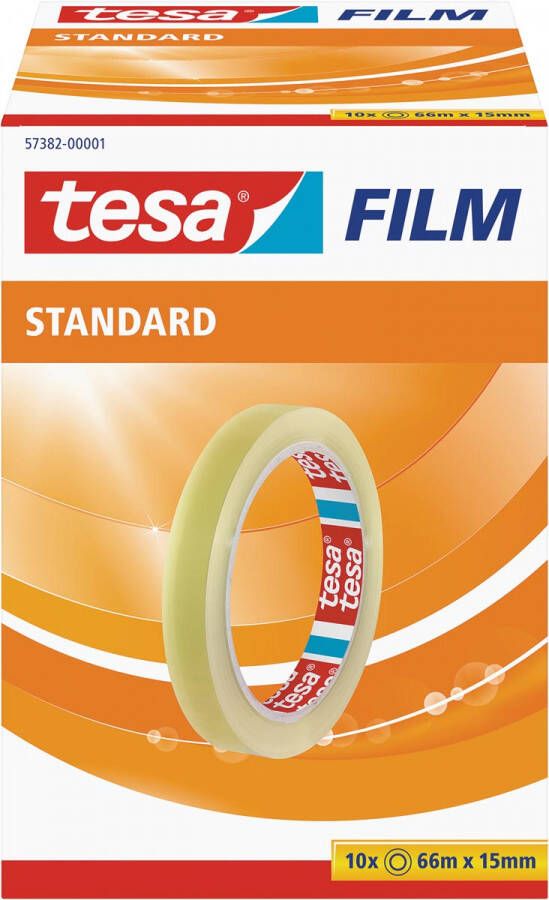 Tesa Plakband film standaard 15mmx66m