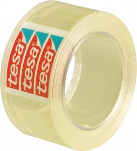 Tesa film transparante tape ft 19 mm x 10 m 8 rolletjes