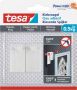 Tesa Klevende spijker voor Behang en Pleisterwerk draagvermogen 500 gram blister van 2 stuks - Thumbnail 1