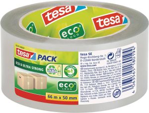 Tesa pack eco & ultra strong ecologo 50 mm x 66 m transparant
