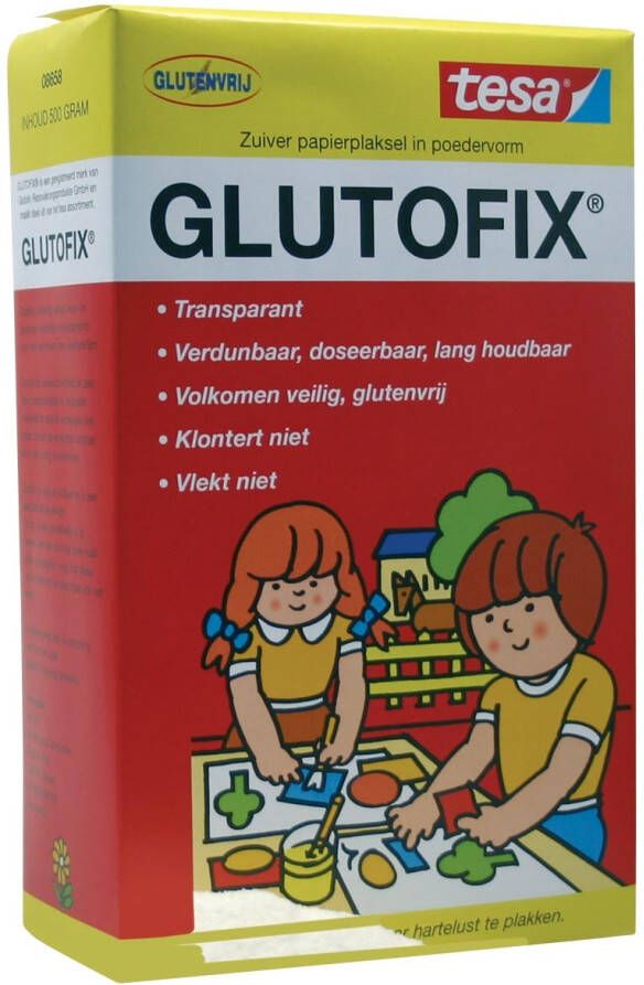 Tesa Poederlijm GLUTOFIX glutenvrij en antiallergisch 500g