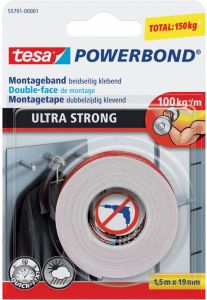 Tesa Powerbond Ultra Strong ft 19 mm x 1 5 m op blister