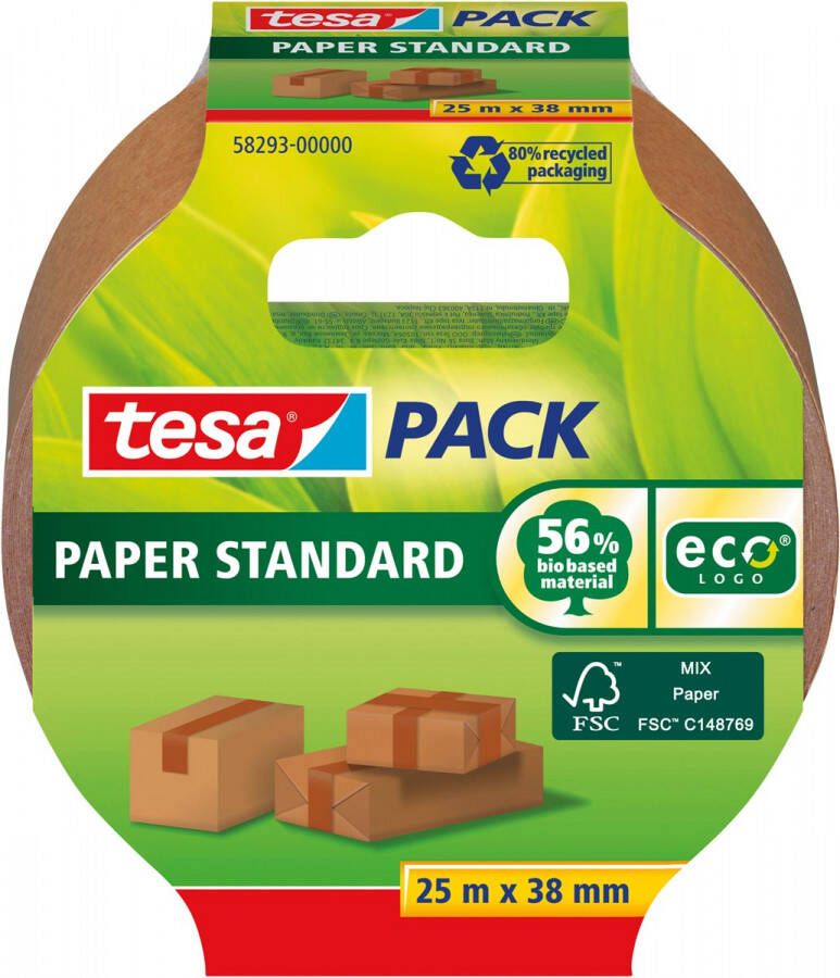 Tesa verpakkingsplakband Paper Standard ft 38 mm x 25