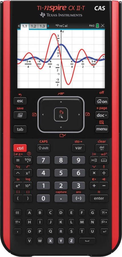 Texas Instruments Texas grafische rekenmachine TI-Nspire CX II-T CAS
