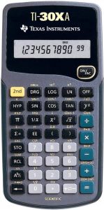Texas Instruments Texas wetenschappelijke rekenmachine TI-30XA