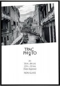 The Photo Album Company TPAC fotokader aluminium zwart ft A1