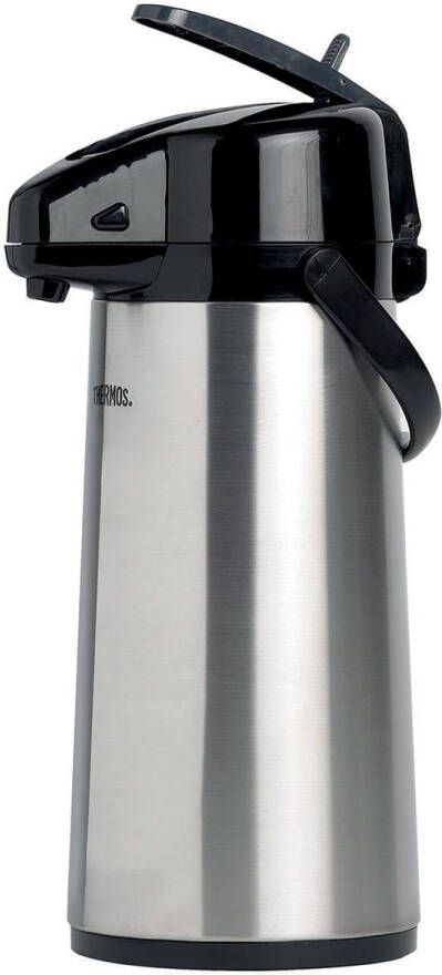 Thermos isoleerkan met pomp inox