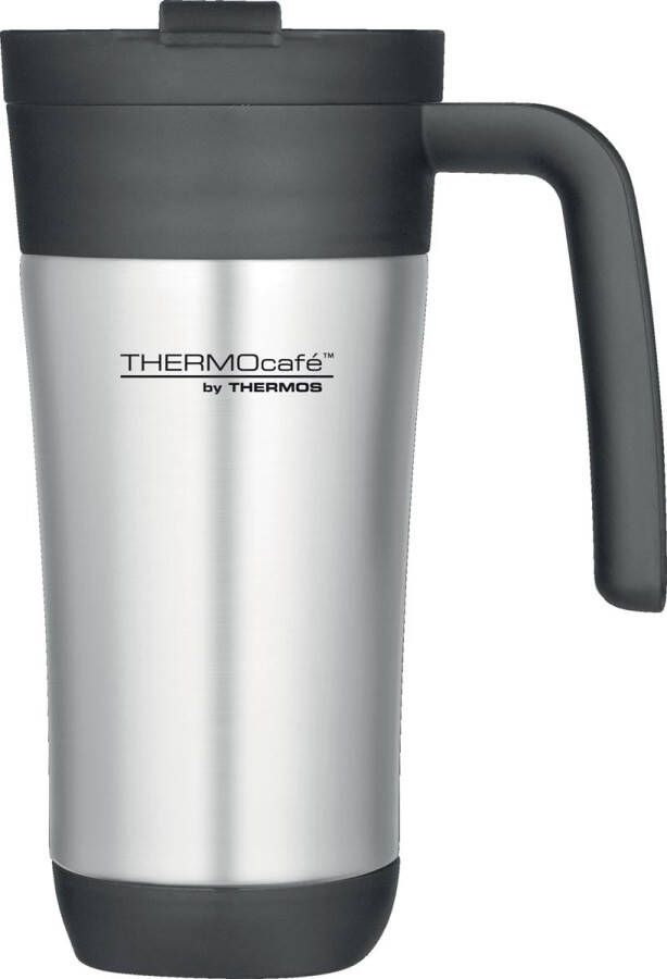 Thermos reisbeker ThermocafÃ© in inox inhoud 425 ml
