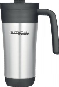 Thermos reisbeker ThermocafÃ© in inox inhoud 425 ml