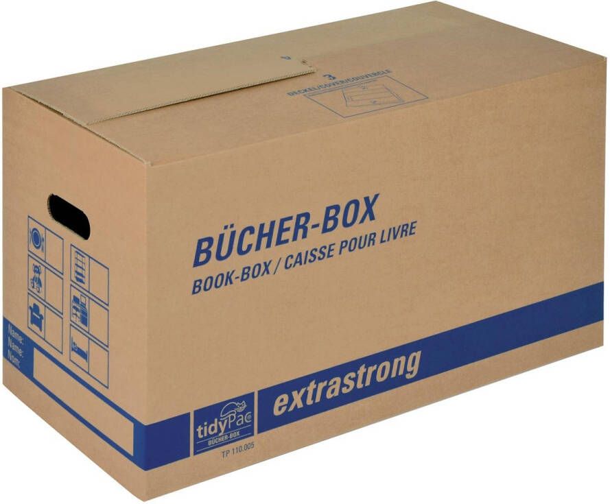 Tidypac boekendoos ft 56 x 29 3 x 33 cm bruin
