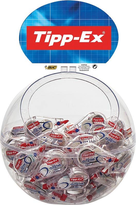 Tipp-ex Mini Pocket Mouse bubble met 60 stuks