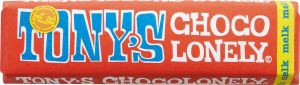 Tony's Chocolonely chocolade reep van 47 gram melk