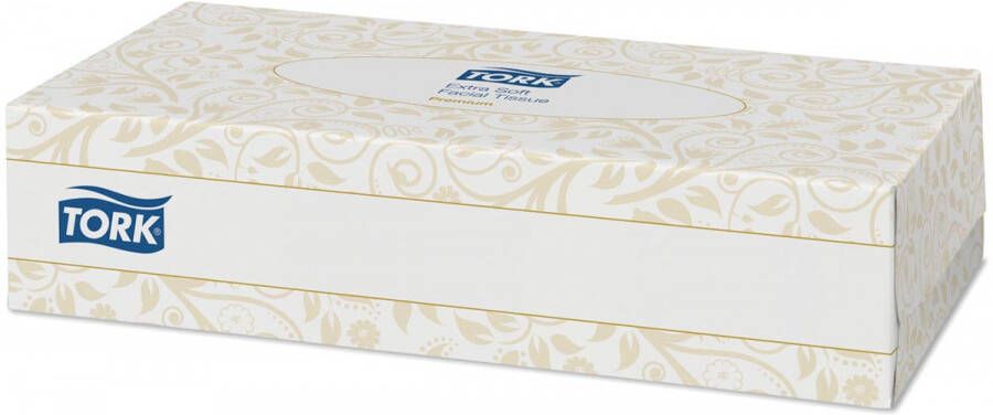 Tork tissues voor gezicht 2-laags 100 tissues per doosje
