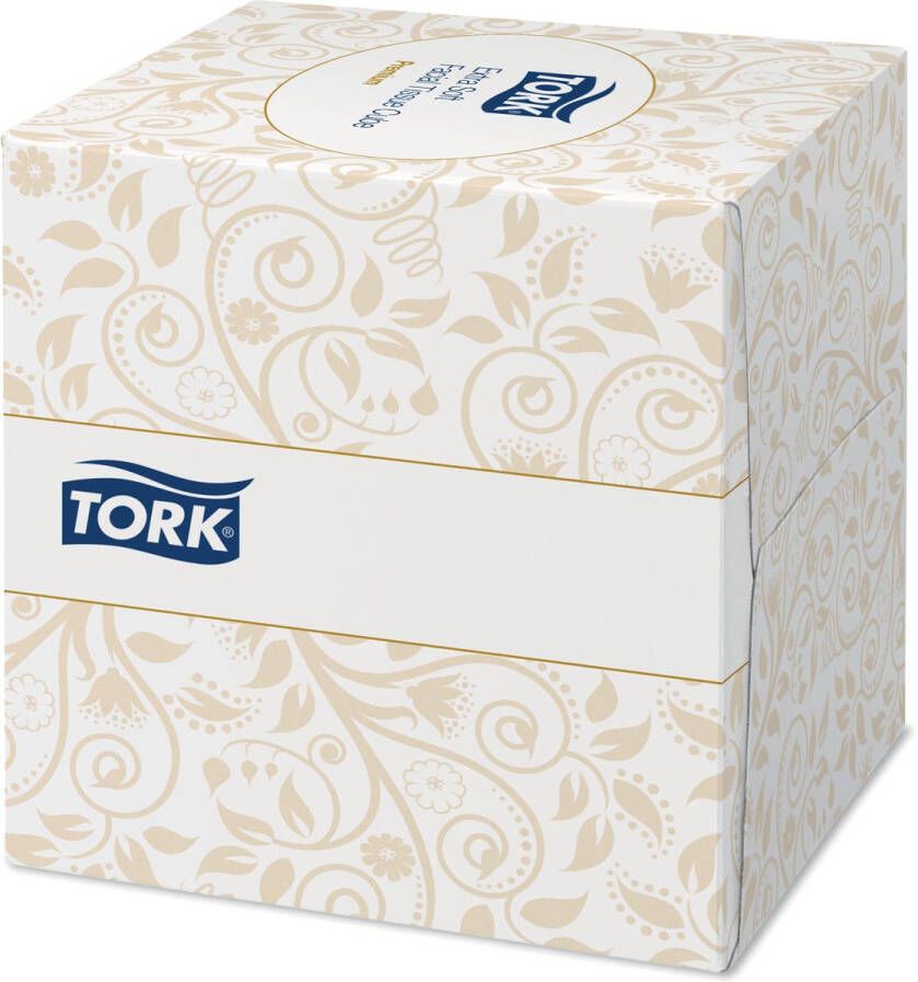 Tork Facial tissues extra zacht premium 2-laags 100vel kubus wit 140278