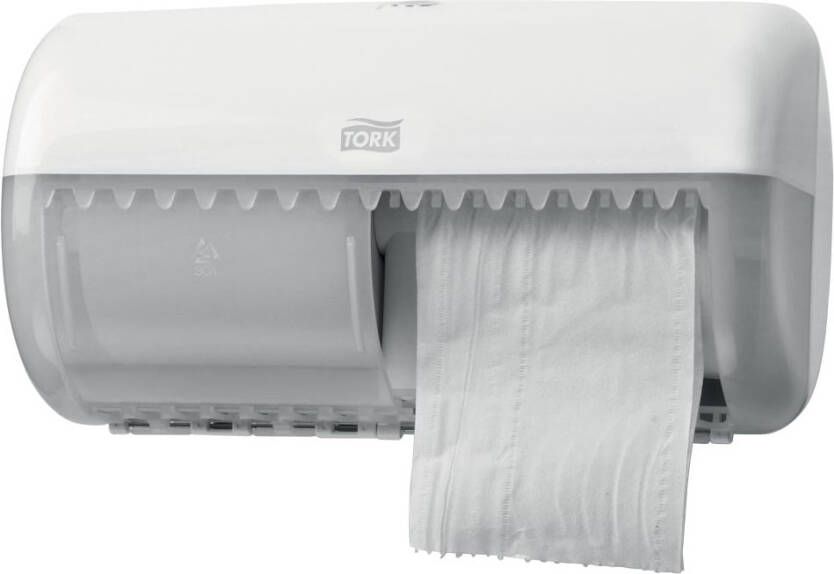 Tork Toiletpapierdispenser T4 Elevation twin verticaal wit 557000