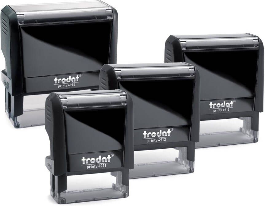 Trodat Printy tekststempel met voucher Printy 4911 ft 38 x 14 mm op blister