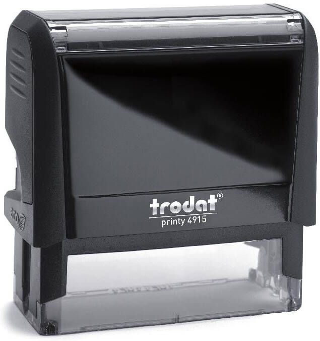 Trodat Printy tekststempel met voucher Printy 4915 ft 70 x 25 mm op blister