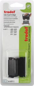 Trodat vervangkussen zwart voor stempel 4911 4820 4822 4846 blister met 2 stuks