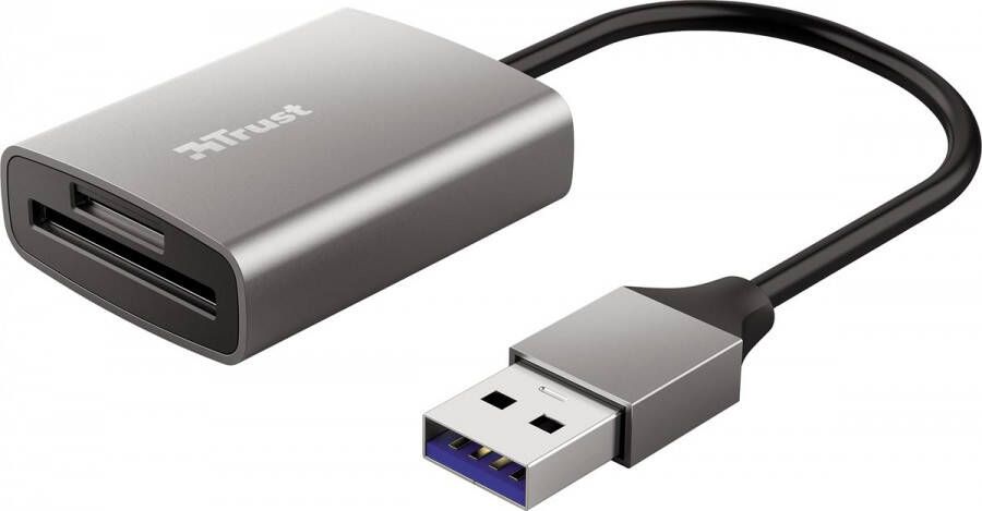 Trust Dalyx USB 3.2 snelle geheugenkaartlezer