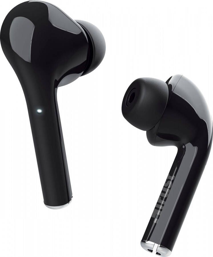 Trust Nika Touch Bluetooth draadloze oortjes met geïntegreerde microfoon inclusief oplaadstation zwart