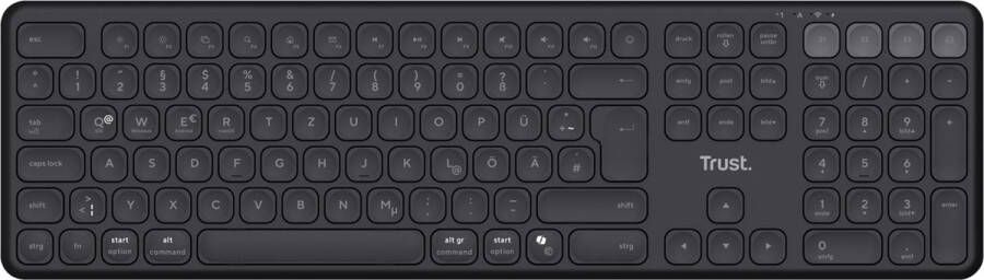 Trust Vaiya draadloos toetsenbord multi-device qwerty