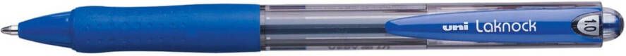 Uni-Ball Uni ball balpennen Laknock schrijfbreedte 0 4 mm schrijfpunt 1 mm medium punt blauw